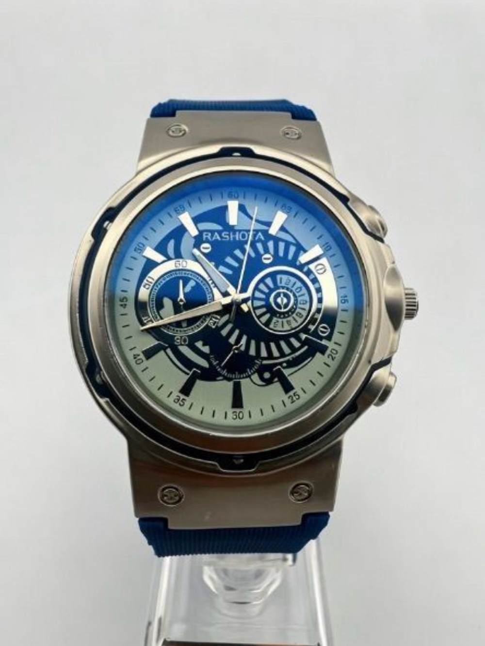 Rashota Blue Dial Men's Sport Watch with Blue Strap